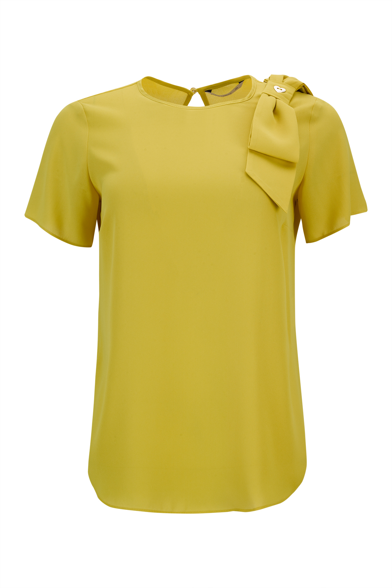 Blouse with shoulder bow