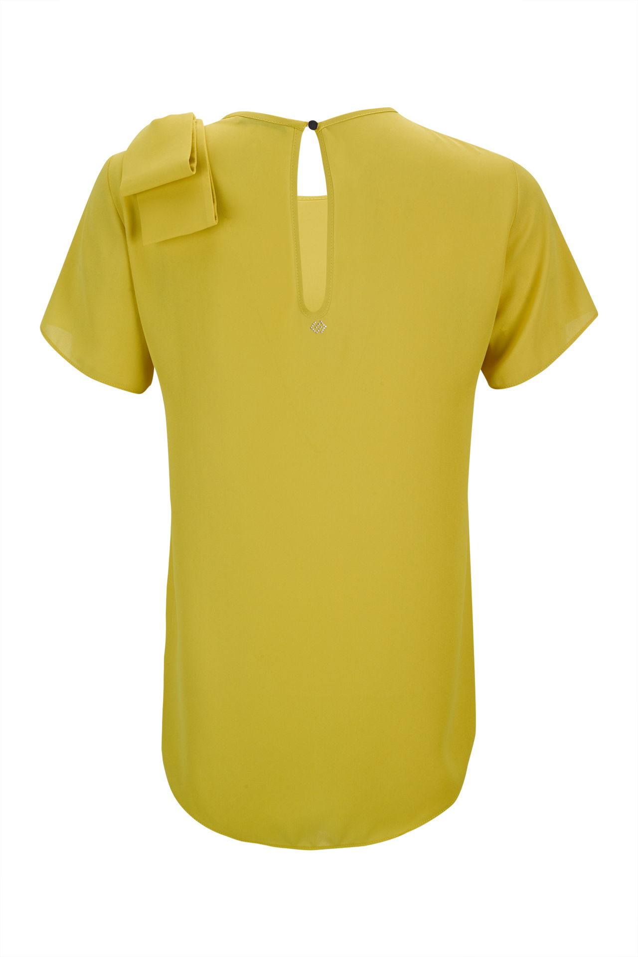 Blouse with shoulder bow