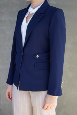 Classic-fit blazer