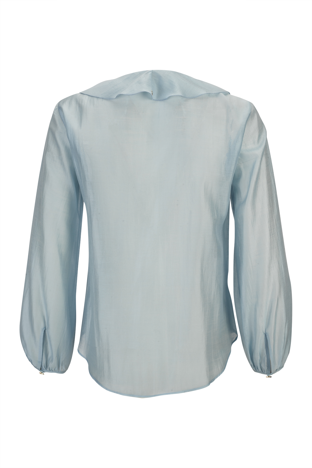 Atelier blouse with front ruffles