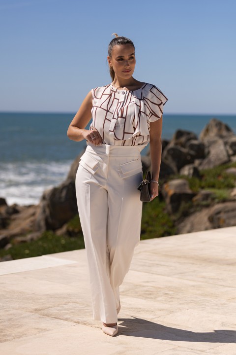 Blouse with ruffles Blouse with ruffles