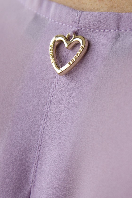 Invisible zip blouse