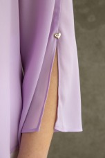 Invisible zip blouse