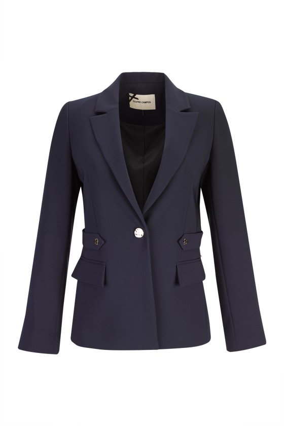 Classic-fit blazer