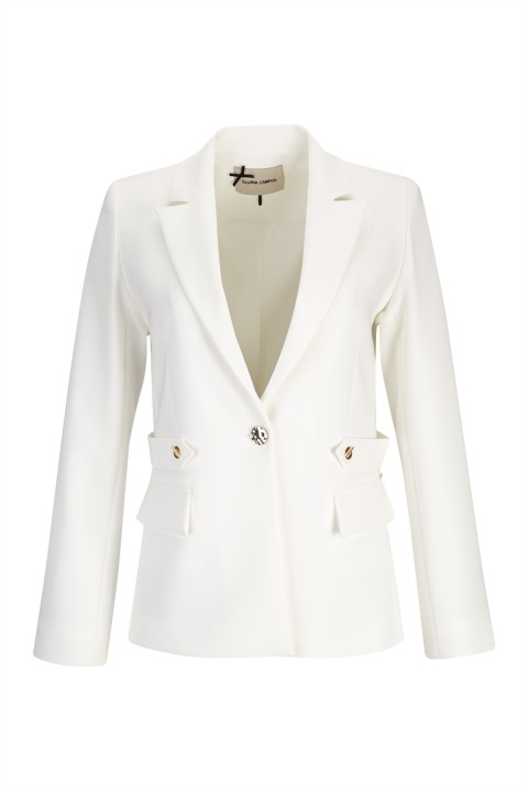 Classic-fit blazer
