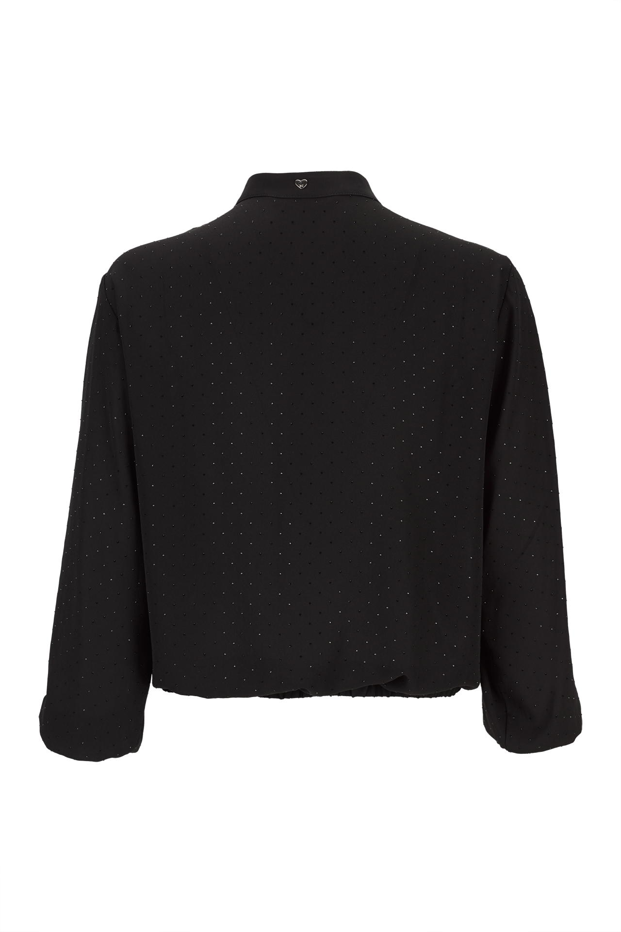 Shirt with shimmering threads
