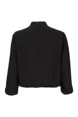 Shirt with shimmering threads