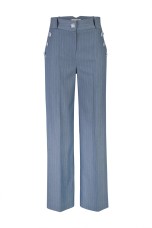 Pinstriped trousers