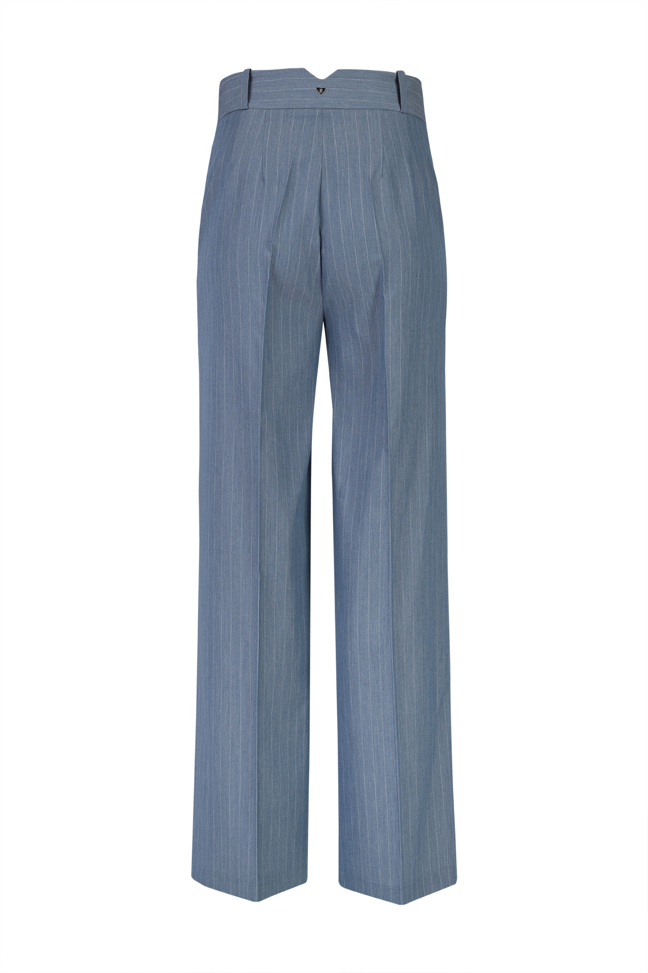 Pinstriped trousers
