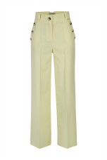 Trousers with silver buttons