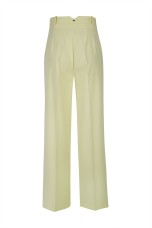 Trousers with silver buttons