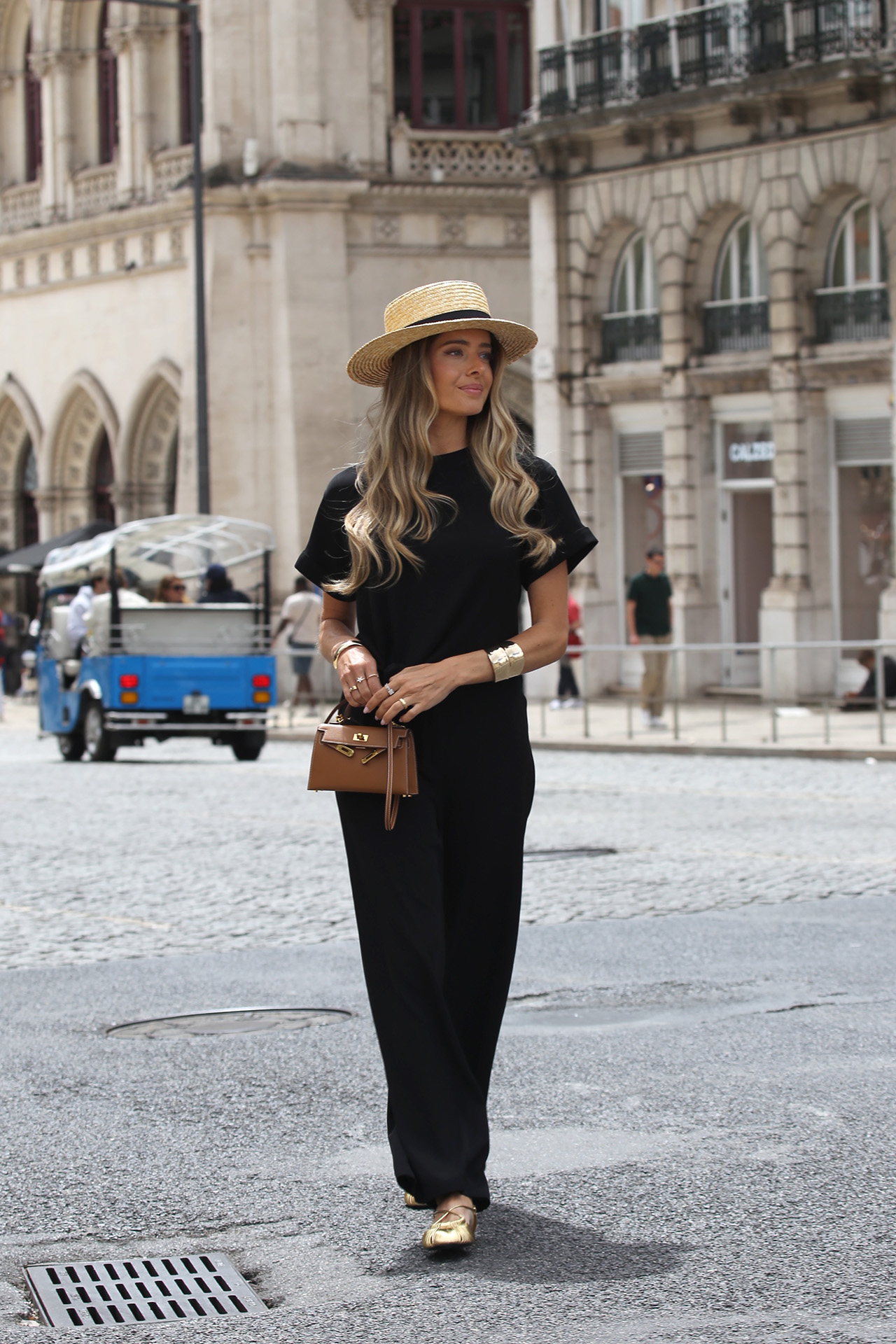 Lightweight knitted trousers