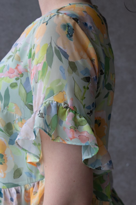 Ruffled blouse