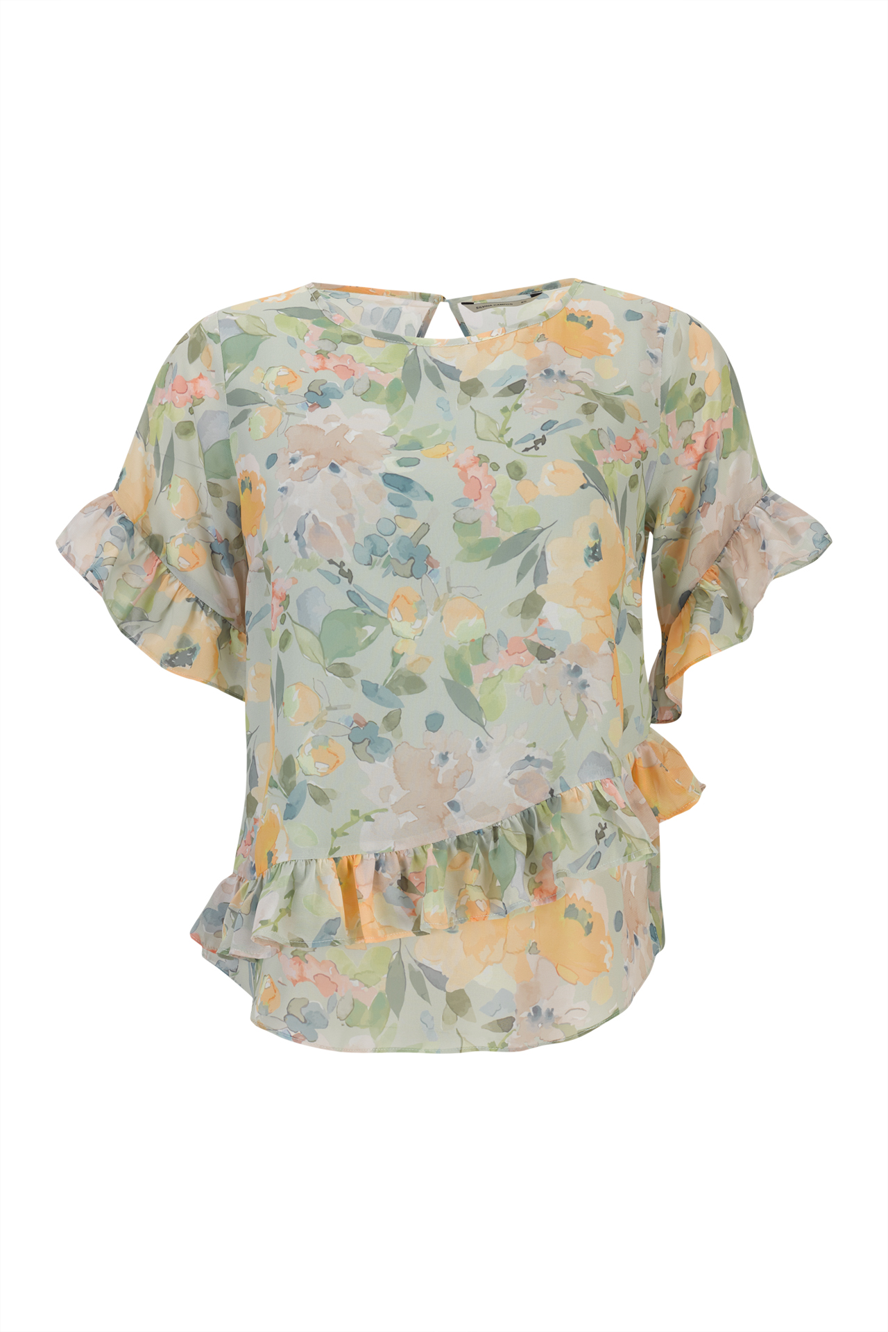 Ruffled blouse