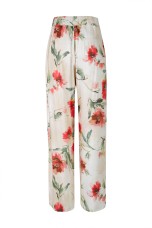 Calças fluidas em viscose