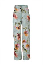 Flowy viscose trousers