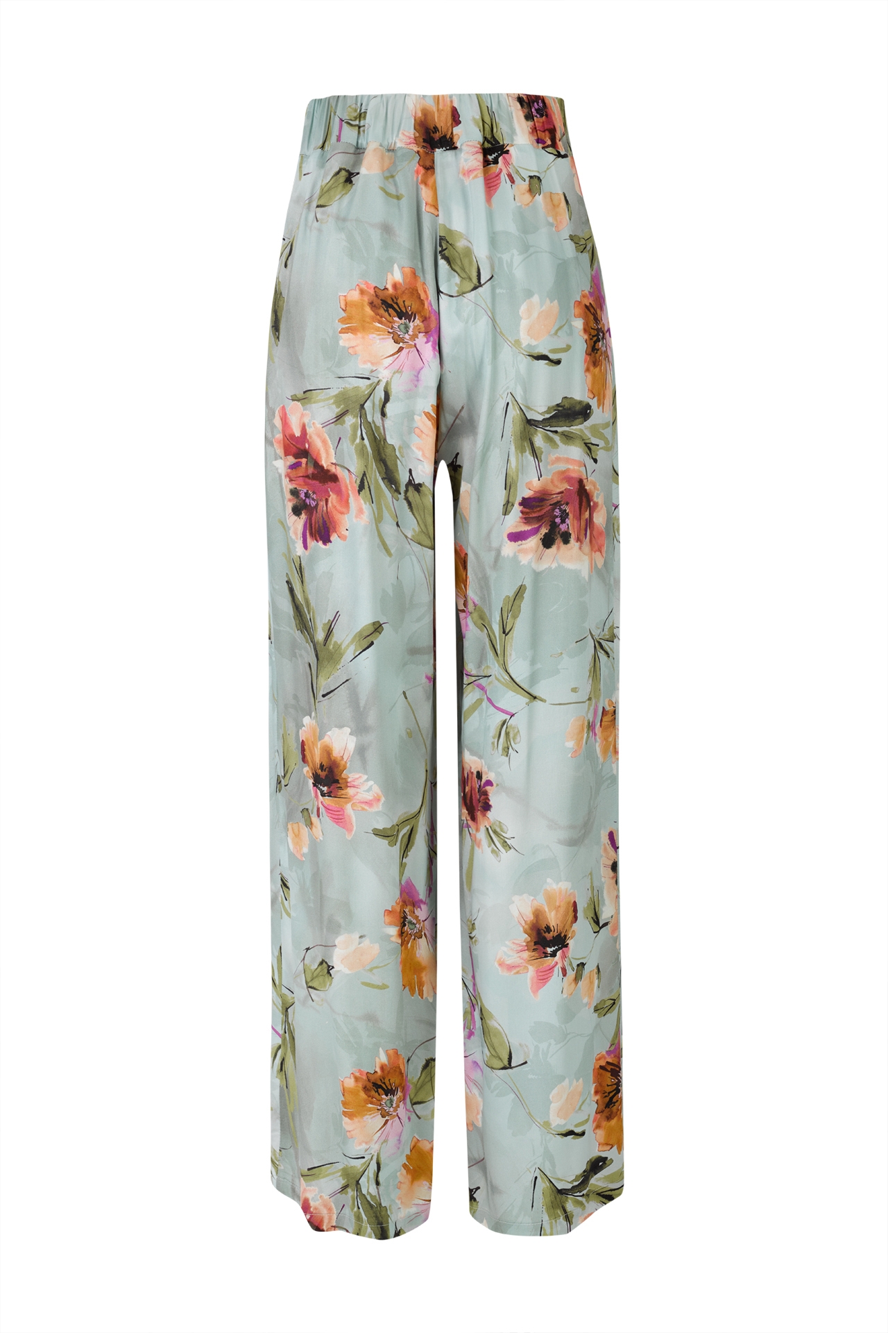Flowy viscose trousers