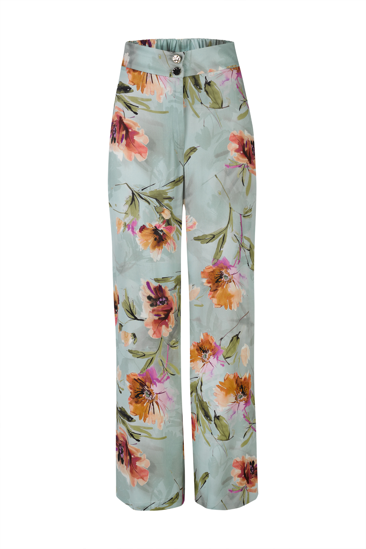 Flowy viscose trousers