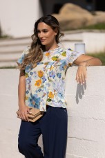 Túnica efeito peplum