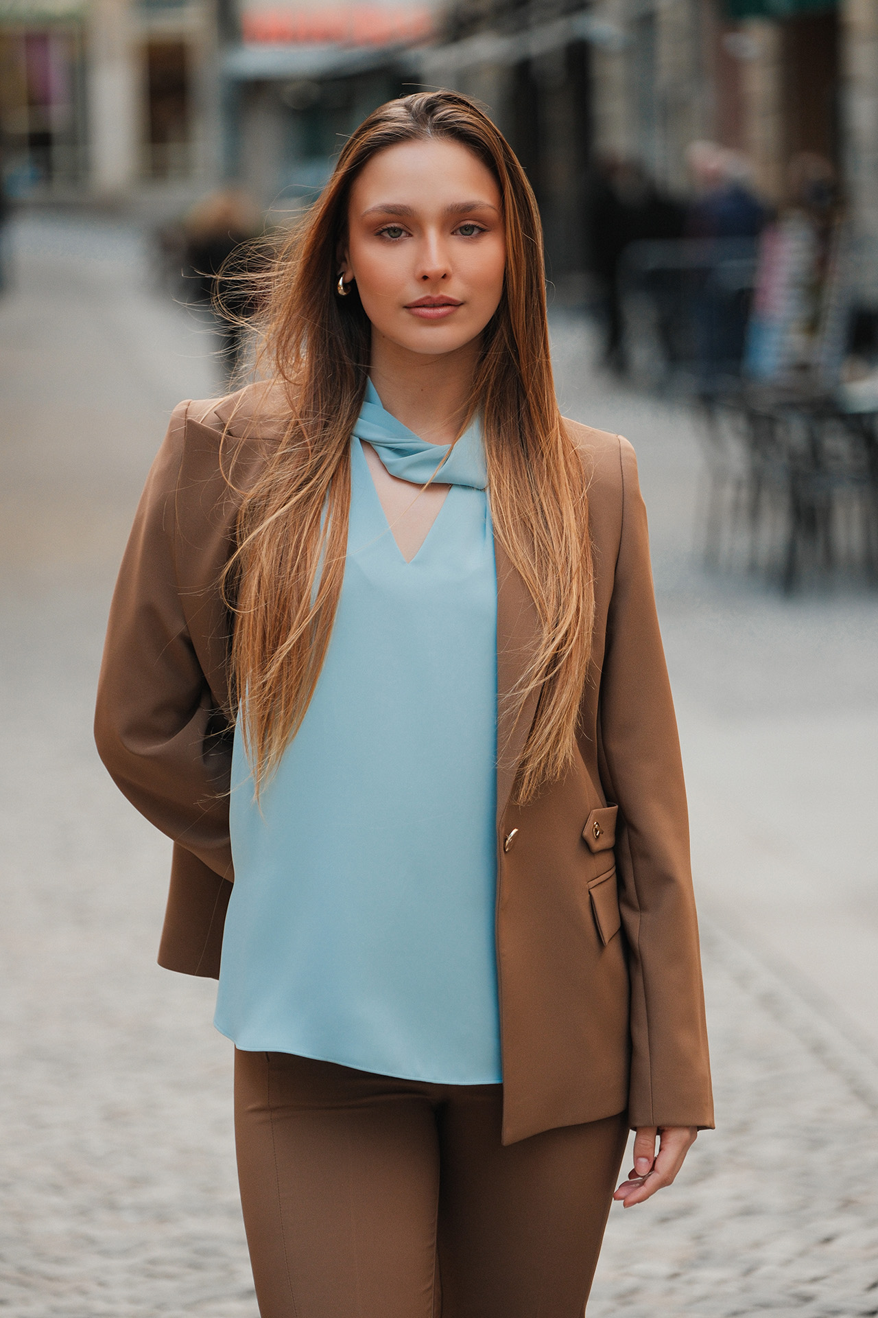 Classic-fit blazer
