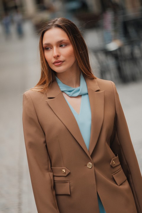 Classic-fit blazer