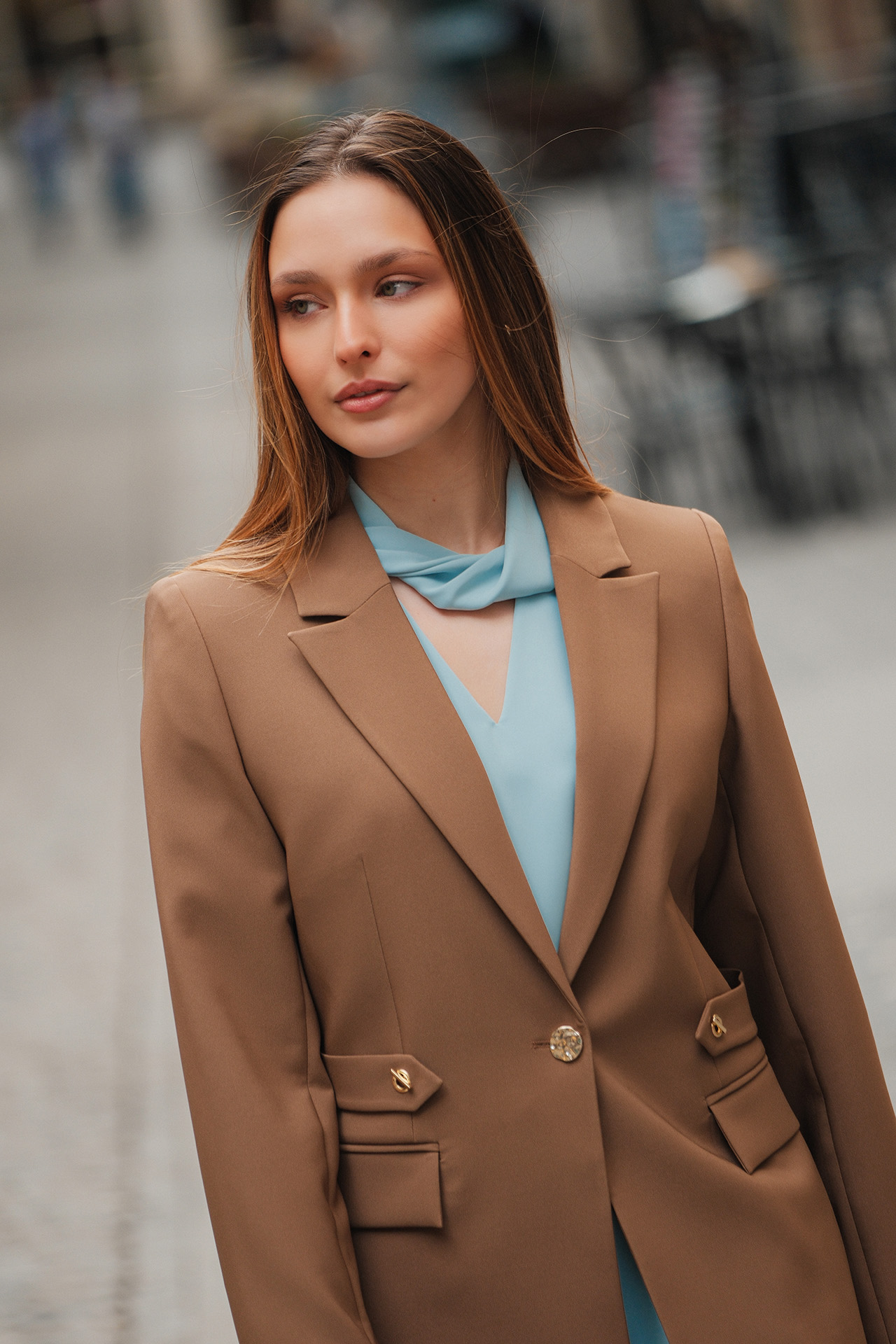 Classic-fit blazer