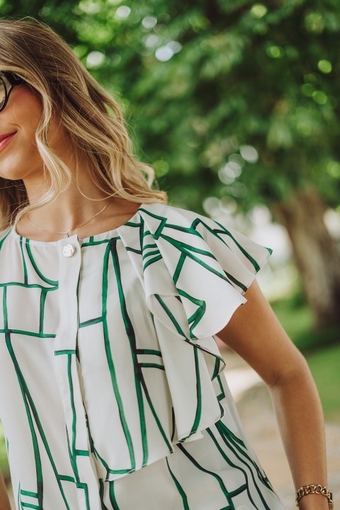 Blouse with ruffles Blouse with ruffles