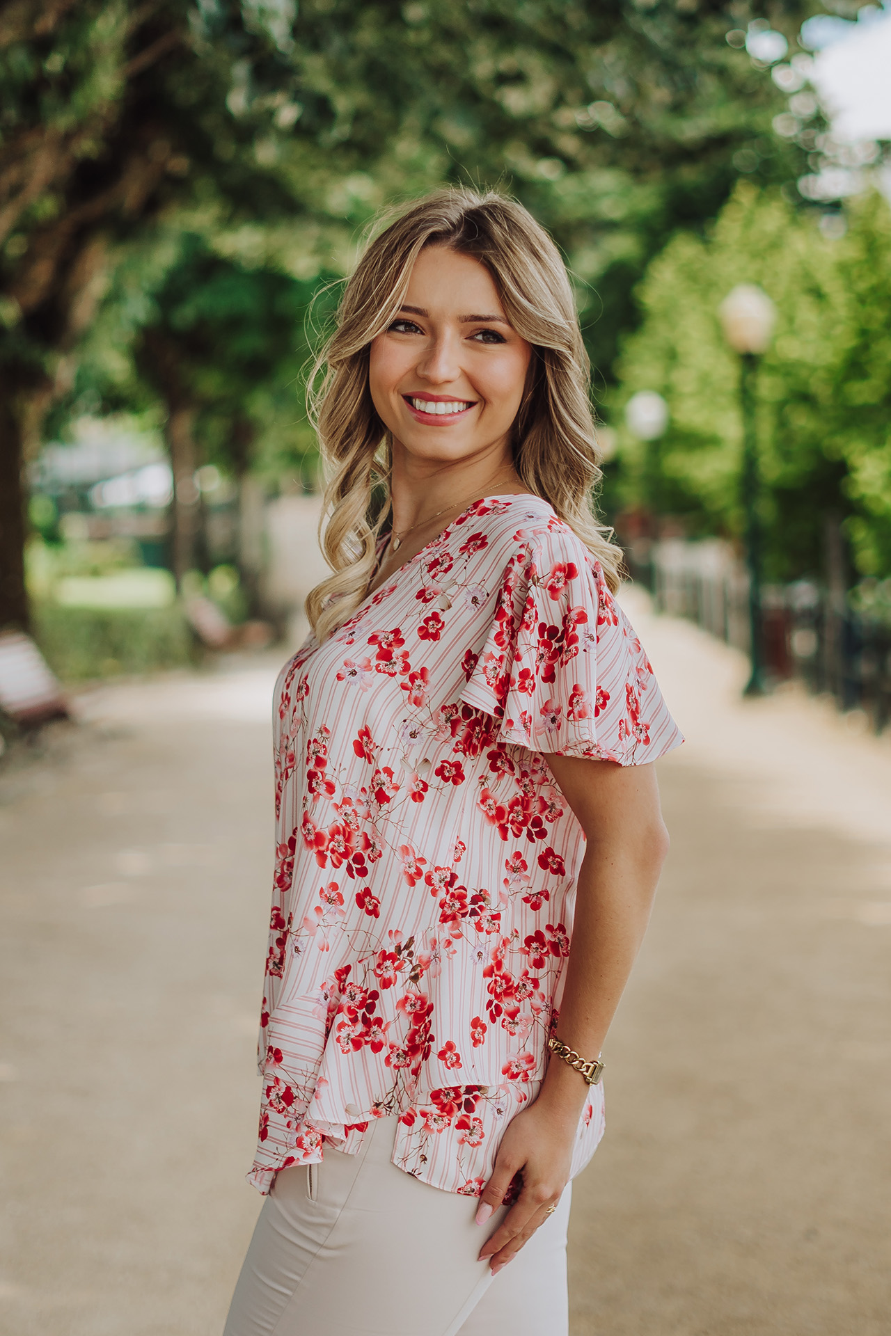Tunique avec détail asymétrique
