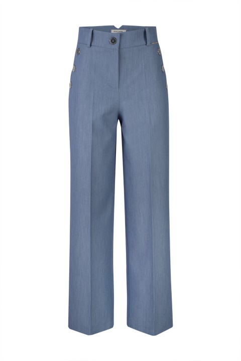 Trousers with silver buttons Trousers with silver buttons