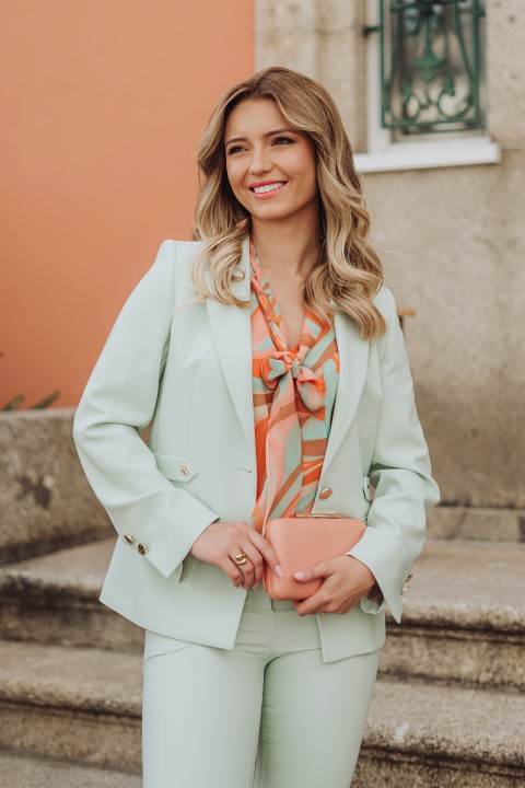 Classic-fit blazer