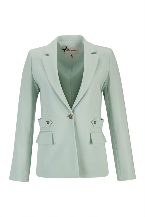 Classic-fit blazer