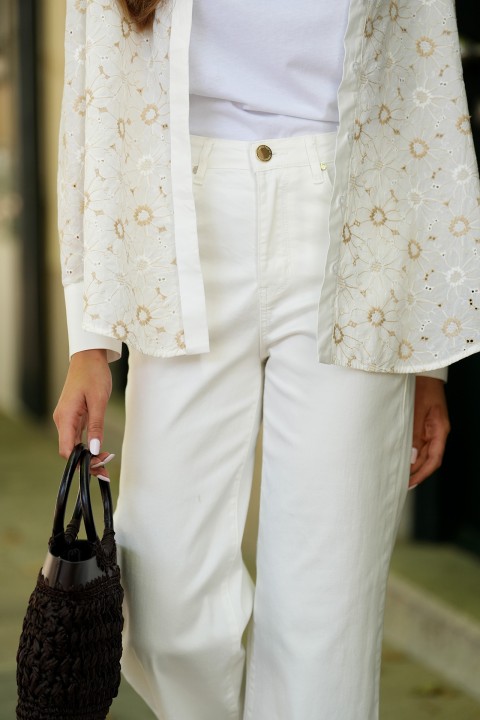 Chemise brod�e