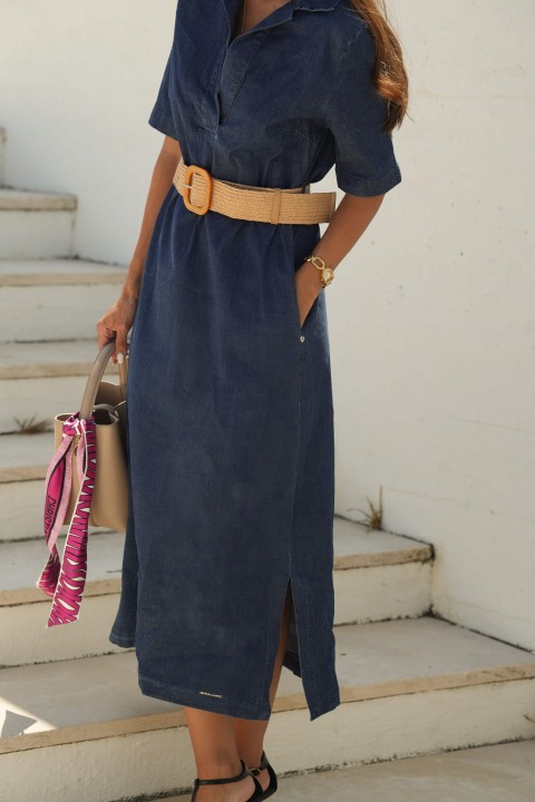 Vestido comprido de algod�o