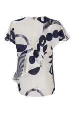 Blouse with an asymmetrical detail