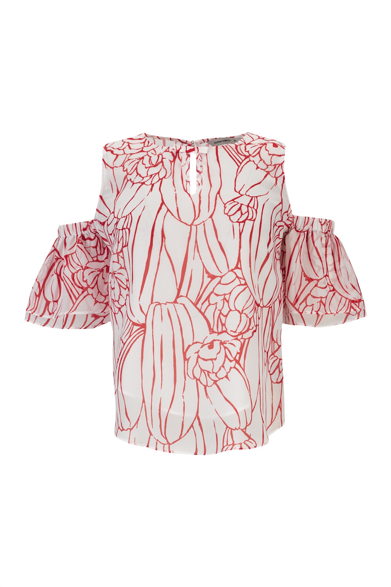 Off-the-shoulder blouse