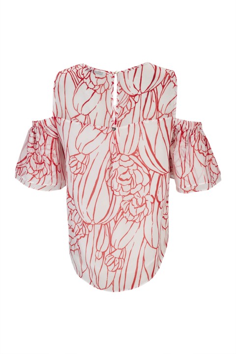 Off-the-shoulder blouse Off-the-shoulder blouse