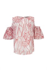 Off-the-shoulder blouse