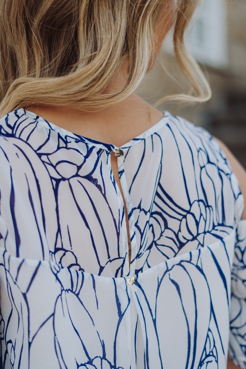 Off-the-shoulder blouse Off-the-shoulder blouse