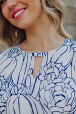 Off-the-shoulder blouse