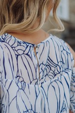 Off-the-shoulder blouse