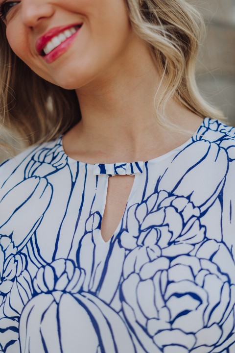 Off-the-shoulder blouse Off-the-shoulder blouse