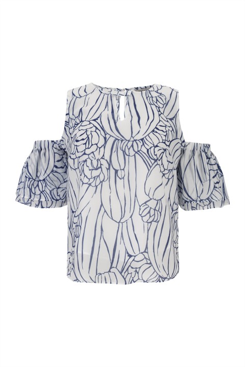 Off-the-shoulder blouse Off-the-shoulder blouse
