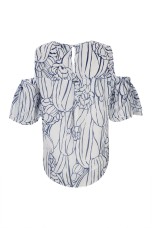 Off-the-shoulder blouse