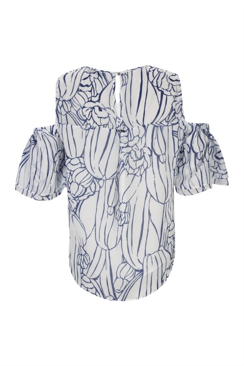 Off-the-shoulder blouse Off-the-shoulder blouse