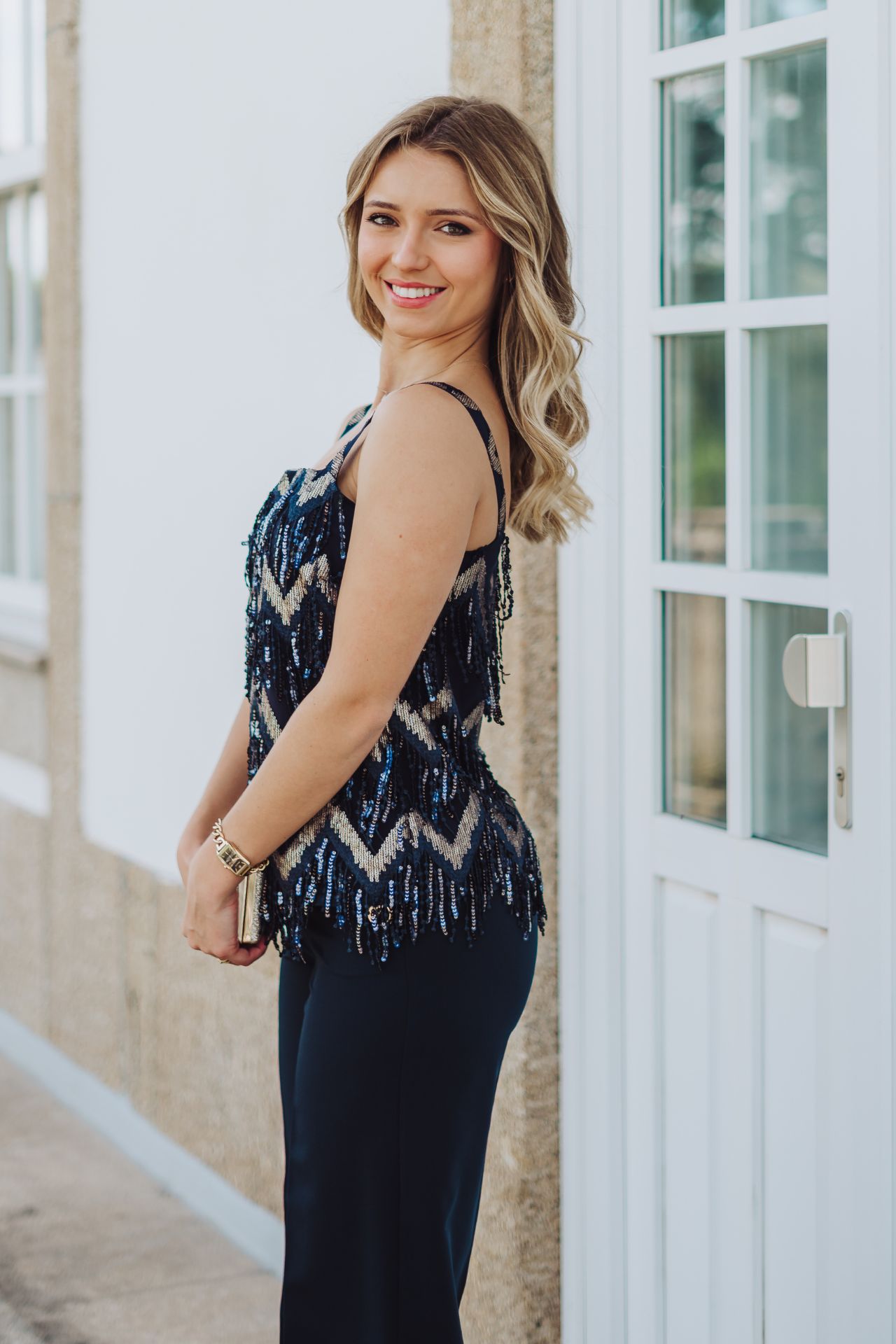 Sequin top
