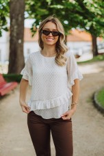Ruffled blouse