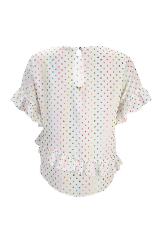 Ruffled blouse