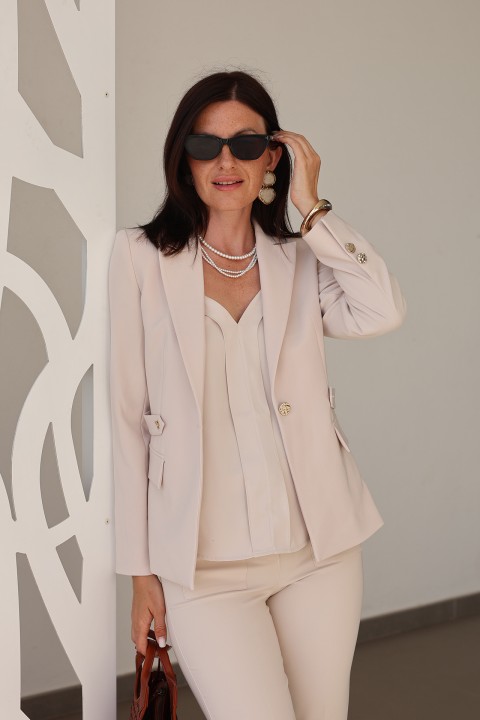 Classic-fit blazer