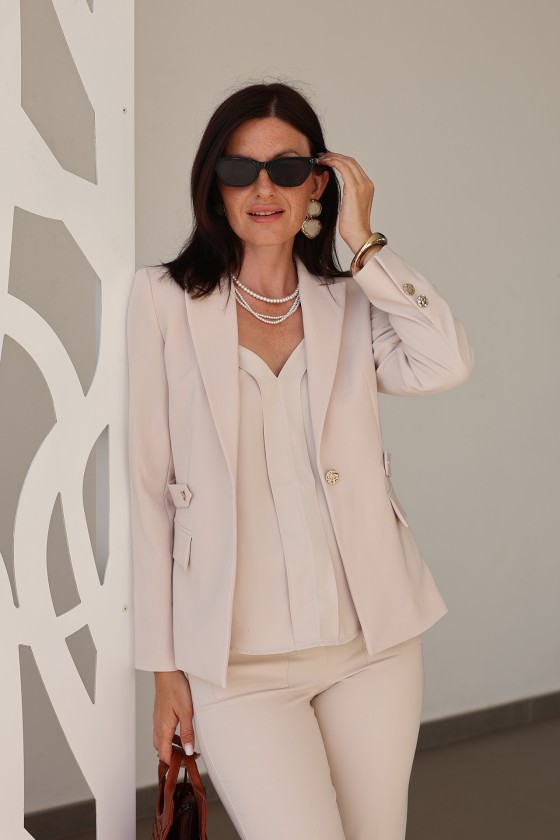 Classic-fit blazer