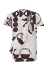 Blouse with an asymmetrical detail